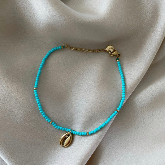 CARACAS - Bracelet perles et coquillage